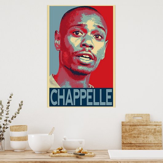 DAVE CHAPPELLE FUNNY POSTER (Küche)