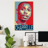 DAVE CHAPPELLE FUNNY POSTER (Heimbüro)