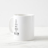 Dave gegen Sammy Argument Funny Kaffeetasse (Vorderseite Links)