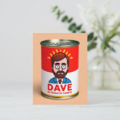 Dave in Tomatensauce Postkarte (Stehend Vorderseite)