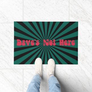 Dave ist nicht hier fußmatte