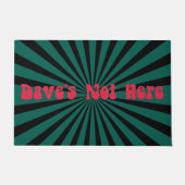 Dave ist nicht hier fußmatte (Vorderseite)