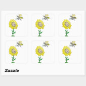 Dave Nation Honey Dripper Quadratischer Aufkleber (Blatt)