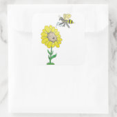 Dave Nation Honey Dripper Quadratischer Aufkleber (Tasche)