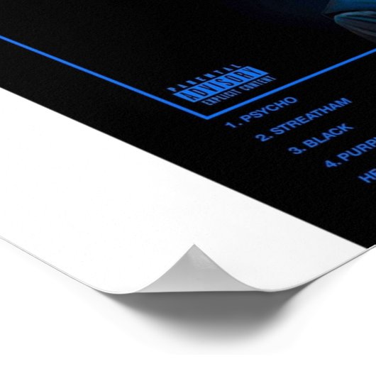 Dave Psychodrama Artwork Poster (Ecke)