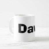 Dave-Tasse Kaffeetasse (Vorderseite Links)