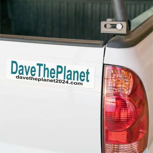 Dave the Planet Autoaufkleber (Auf Lkw)