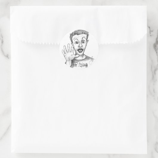 DaveHead EEVblog Aufkleber (Tasche)