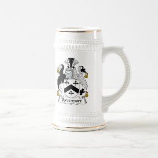 Davenport-Familienwappen Bierglas