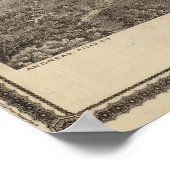 Davenport, Iowa aus Südwesten Poster (Ecke)