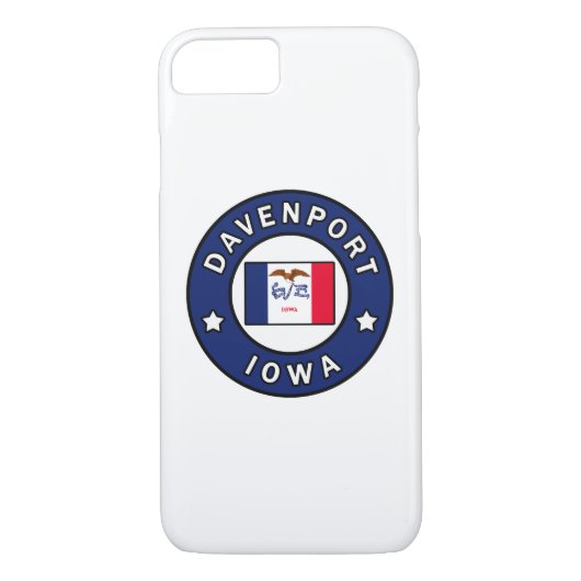 Davenport Iowa Case-Mate iPhone Hülle (Rückseite)