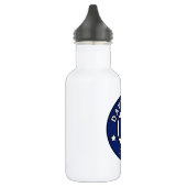 Davenport Iowa Edelstahlflasche (Links)