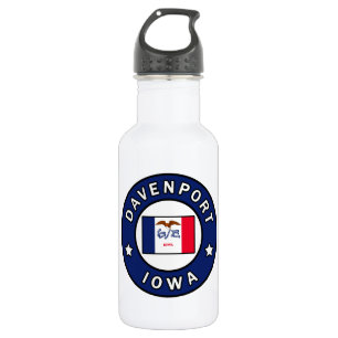 Davenport Iowa Edelstahlflasche