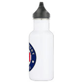 Davenport Iowa Edelstahlflasche (Rechts)