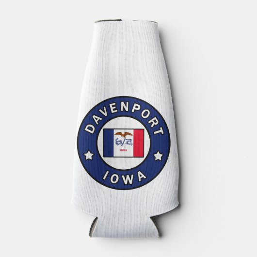 Davenport Iowa Flaschenkühler (Vorderseite)