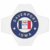 Davenport Iowa Fußball (Flach)