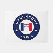 Davenport Iowa Fußmatte (Vorderseite)