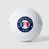 Davenport Iowa Golfball (Vorderseite)