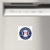 Davenport Iowa Magnet (In Situ (Geschirrspüler))