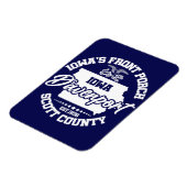 Davenport, Iowa Magnet (Linke Seite)