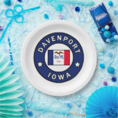 Davenport Iowa Pappteller (Party)