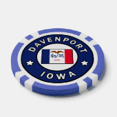 Davenport Iowa Pokerchips (Einzeln)