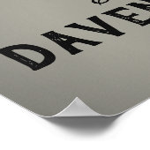 Davenport, Iowa Poster (Ecke)