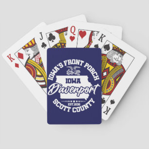 Davenport, Iowa Spielkarten