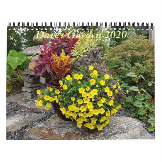 Dave's Garden 2020 Foto Contest Kalender (Titelbild)