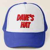 DAVE'S HAT ~ Refashion Me BITTE! Truckerkappe (Vorderseite)