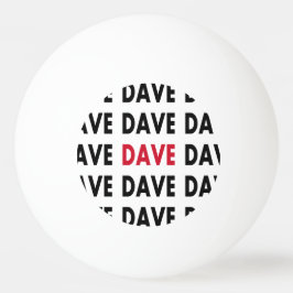 Daves Ping-Pong-Ball-Vorlage Tischtennisball