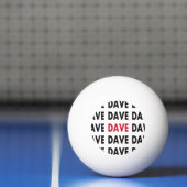 Daves Ping-Pong-Ball-Vorlage Tischtennisball (Netto)