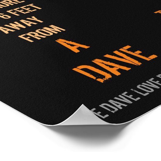 DAVE's Poster (Ecke)