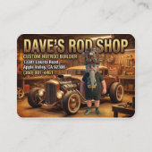 DAVE'S ROD SHOP VISITENKARTE (Vorderseite)