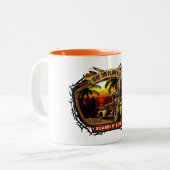 Davey Bonez Woody Sonnenuntergang-Tasse Zweifarbige Tasse (Vorderseite Links)