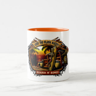 Davey Bonez Woody Sonnenuntergang-Tasse Zweifarbige Tasse