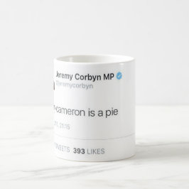 Davey Cameron ist eine Torte Kaffeetasse
