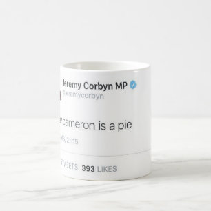 Davey Cameron ist eine Torte Kaffeetasse