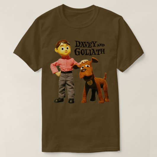 Davey und Goliath T-Shirt (Design vorne)