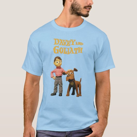 Davey und Goliath T-Shirt (Vorderseite)