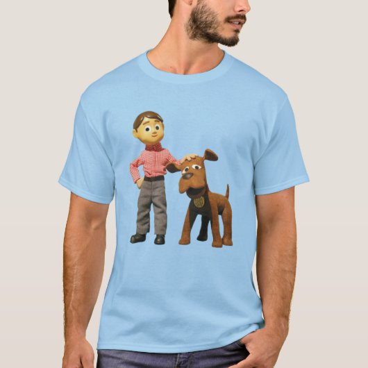 Davey und Goliath T-Shirt (Vorderseite)