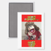 Davey's Murdoch Mysteries Magnet (Vorderseite/Rückseite)