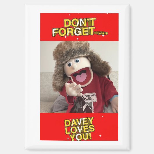 Davey's Murdoch Mysteries Magnet (Vorderseite)