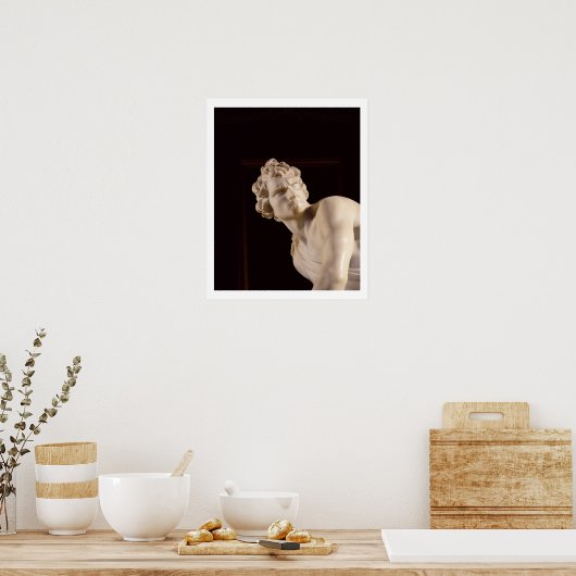 David, 1623-24 (Marmor) (Detail) Poster (Küche)