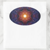 David 1 Star Ovaler Aufkleber (Tasche)