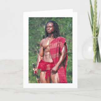 David Adomah als "das Afrikan " Karte