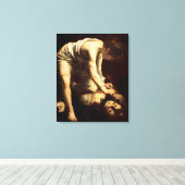 David and Goliath - Caravaggio c.1610 Leinwanddruck (Insitu (Holzboden))