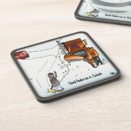 David Anderson vs. Goliath Beverage Coaster Getränkeuntersetzer