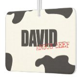 David "Angus Beef" Trendy Air Freshener Autolufterfrischer (Links)