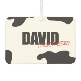 David "Angus Beef" Trendy Air Freshener Autolufterfrischer